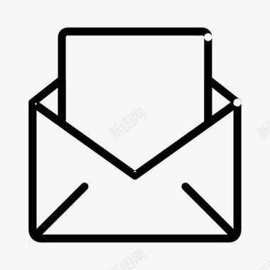 阅读邮件信封信件图标