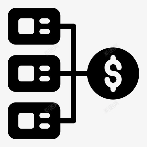 美元连接货币网络svg_新图网 https://ixintu.com 美元 连接 货币 网络 共享 商业 分析