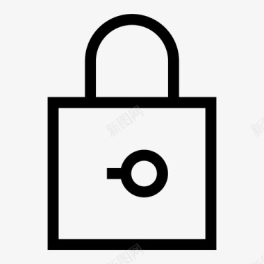 锁锁定锁隐私图标