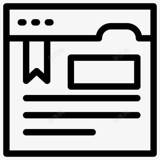 网络书签浏览器互联网svg_新图网 https://ixintu.com 网络 书签 浏览器 互联网 在线 网页 网页设计 开发 字形