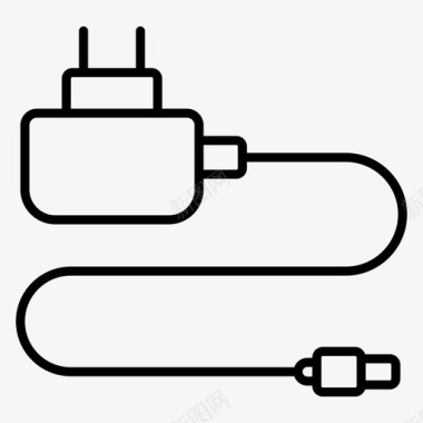 充电器充电器电缆软线电缆图标