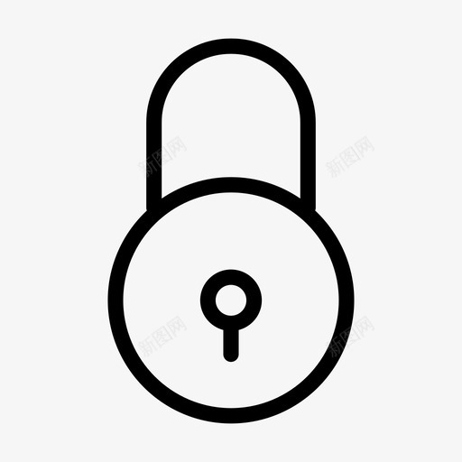 锁挂锁专用svg_新图网 https://ixintu.com 挂锁 专用 保护 安全 电子商务