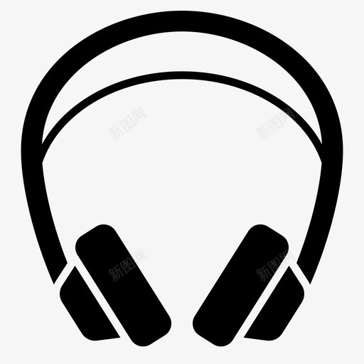耳机耳塞一套电子和电器字形矢量图标svg_新图网 https://ixintu.com 耳机 耳塞 一套 电子 电器 字形 矢量 矢量图 图标