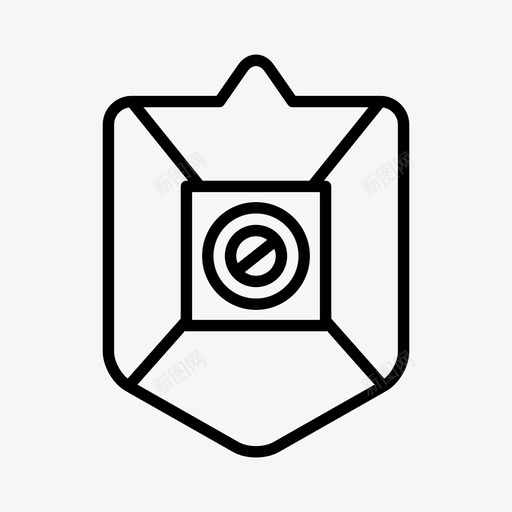 护盾徽章防护svg_新图网 https://ixintu.com 护盾 徽章 防护 皇家 安全 护盾号