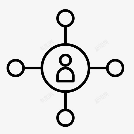 层次结构管理组织svg_新图网 https://ixintu.com 团队 层次 结构 管理 组织 银行业务 细线