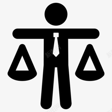 法律商业法庭图标