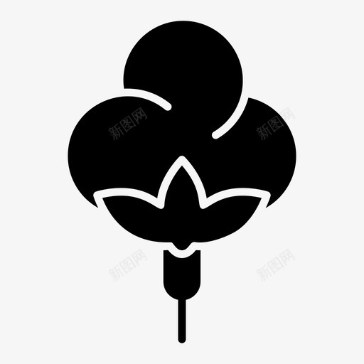 棉花花芽花纤维素svg_新图网 https://ixintu.com 棉花 花花 花芽 纤维素 植物 玫瑰 农业 字形 矢量 矢量图 图标