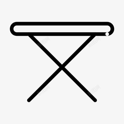 铁制桌子折叠家具svg_新图网 https://ixintu.com 铁制 桌子 家具 内部 折叠 支架