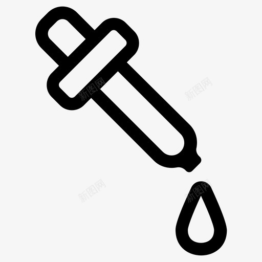 滴管颜色选择器墨水svg_新图网 https://ixintu.com 滴管 颜色 选择器 墨水 吸管