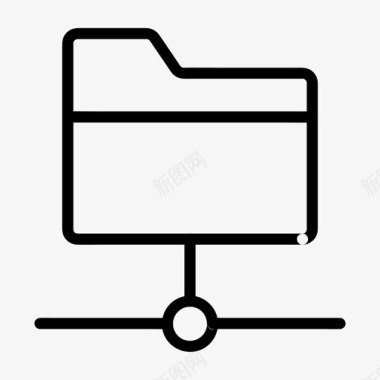 文件夹驱动器连接网络图标