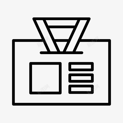 身份证账户徽章svg_新图网 https://ixintu.com 身份证 账户 徽章 员工