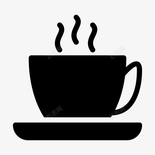 茶热杯咖啡马克杯svg_新图网 https://ixintu.com 茶热杯 咖啡 马克 巧克力 甜点 点线 字形
