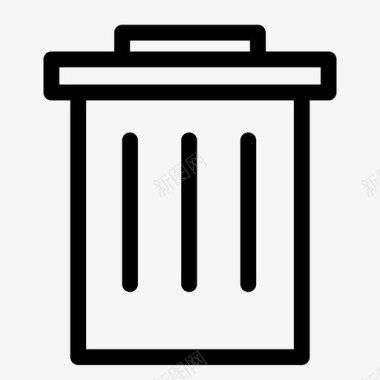 垃圾桶删除ui设计卷4图标