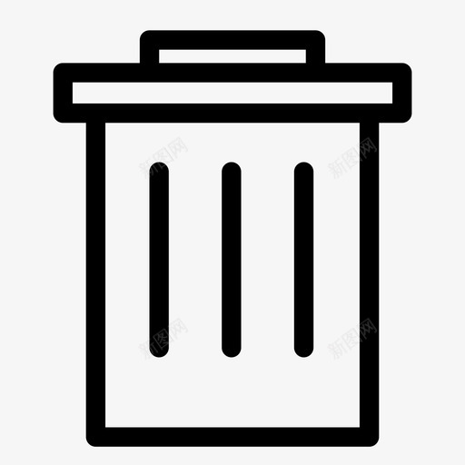 垃圾桶删除ui设计卷4svg_新图网 https://ixintu.com 垃圾桶 删除 设计