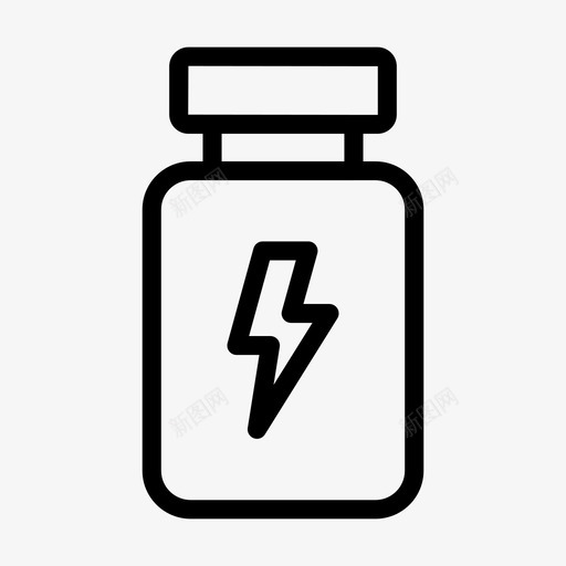 蛋白粉能量保健svg_新图网 https://ixintu.com 蛋白粉 能量 保健 罐子 蛋白质 生物 字形
