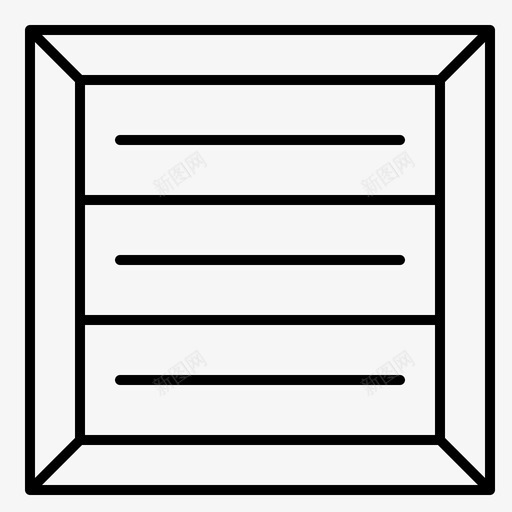 木箱板条箱包装svg_新图网 https://ixintu.com 木箱 板条 箱包 包装 木制 银行 细线 线组