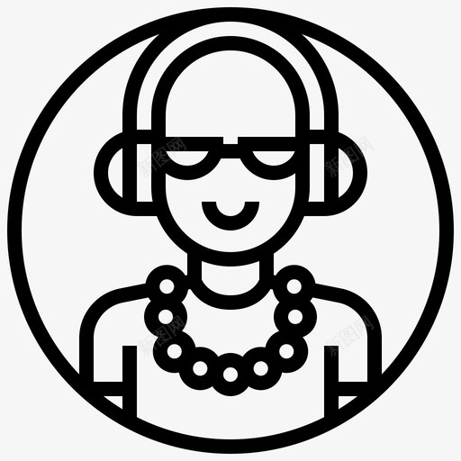dj俱乐部迪斯科svg_新图网 https://ixintu.com 俱乐部 迪斯科 娱乐 派对 职业 职业化 化身