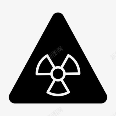 辐射符号电磁辐射电离辐射图标