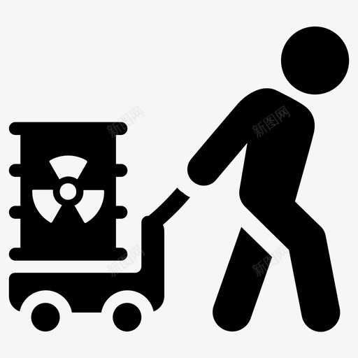 放射性核废料辐射svg_新图网 https://ixintu.com 放射性 核废料 辐射 有毒 污染
