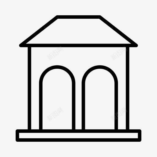 建筑门庄园svg_新图网 https://ixintu.com 建筑 庄园家 房子