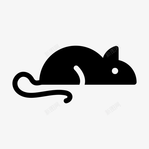 老鼠动物实验svg_新图网 https://ixintu.com 老鼠 动物 实验 实验室 科学 生物 字形