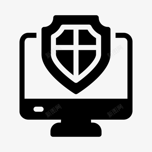 安全lcd监视器保护svg_新图网 https://ixintu.com 安全 监视器 保护 屏幕 屏蔽 网页设计 开发 字形