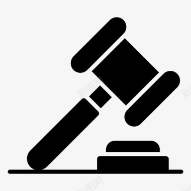 法律与秩序格雷沃法官司法符号图标