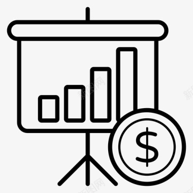 财务分析业务报告业务统计图标