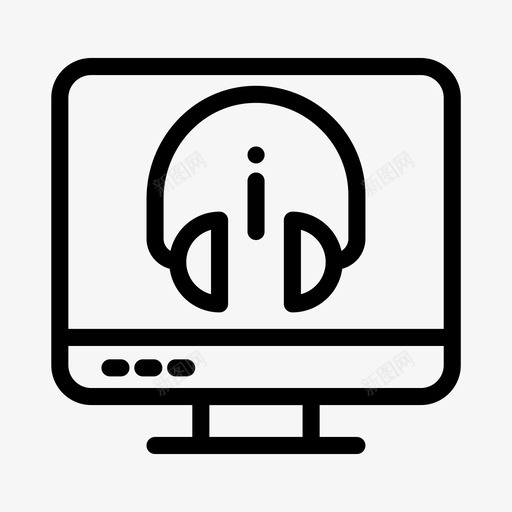 屏幕耳机液晶显示器在线svg_新图网 https://ixintu.com 屏幕 耳机 液晶 液晶显示 显示器 在线 支持 商业保险 字形