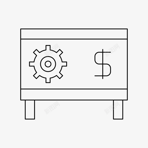 保险库金融保险箱svg_新图网 https://ixintu.com 保险箱 保险 金融 金融保险 保安 仓库