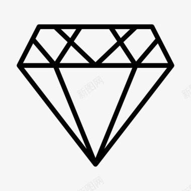 钻石宝石珍珠图标