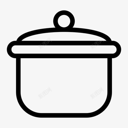 烹饪锅食物饭菜svg_新图网 https://ixintu.com 烹饪 食物 饭菜 菜锅 字形