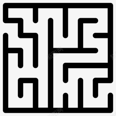 迷宫迷宫游戏路径图标