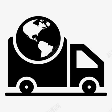 全球配送全球物流国际配送图标