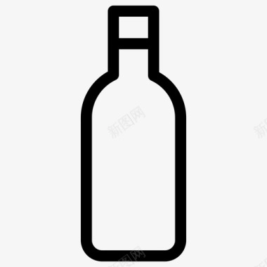 葡萄酒酒瓶庆祝活动图标