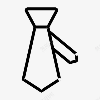 领带配饰商务图标