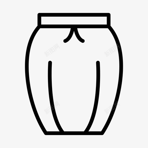 裙子布料购物svg_新图网 https://ixintu.com 购物 裙子 布料 穿着 电子商务 字形