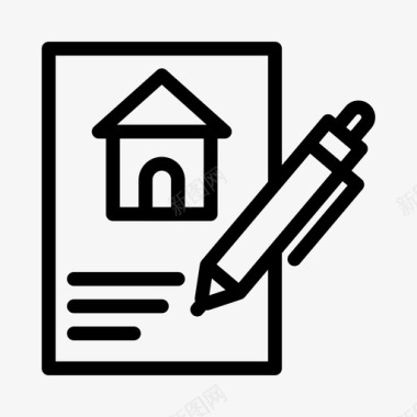 编辑房屋文件建筑房地产图标
