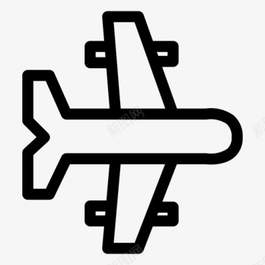 飞机空勤人员航空公司图标