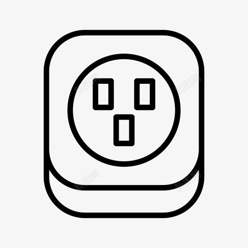 插座充电供电svg_新图网 https://ixintu.com 插座 充电 供电 插头 电源 电子设备 线路