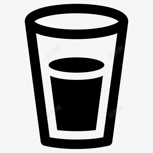 玻璃饮料饮用玻璃杯svg_新图网 https://ixintu.com 玻璃 饮料 饮用 玻璃杯 杯水
