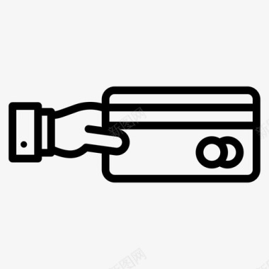信用卡自动柜员机卡银行卡图标