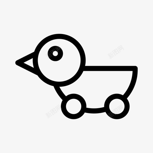 鸭子孩子游戏svg_新图网 https://ixintu.com 孩子 玩具 鸭子 游戏 婴儿 字形