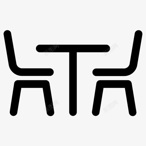 桌子椅子餐桌svg_新图网 https://ixintu.com 桌子 椅子 餐桌 家具 座椅