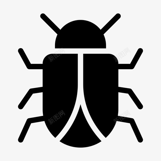 瓢虫虫昆虫svg_新图网 https://ixintu.com 瓢虫 昆虫 恶意 软件 病毒 生物 字形