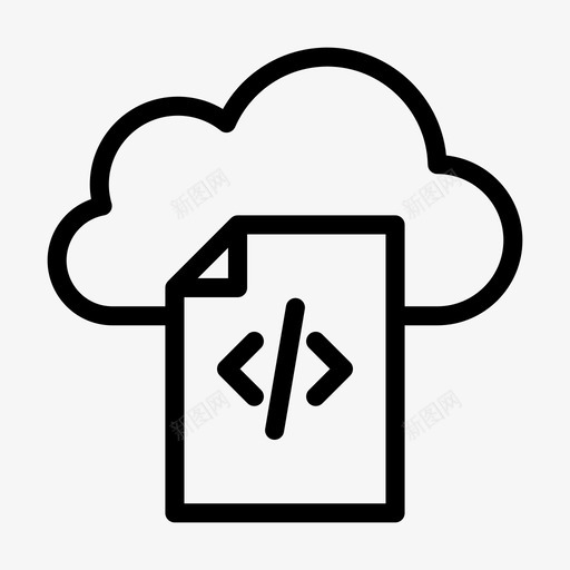 云编码文件数据库编程svg_新图网 https://ixintu.com 编码 文件 数据库 编程 云计算 字形