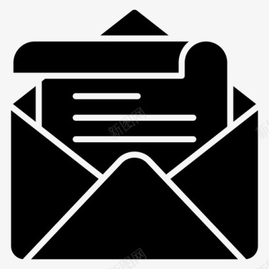信封电子邮件书面信件图标