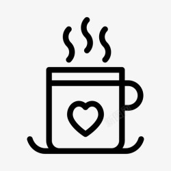 圣诞老人杯子茶咖啡杯子高清图片