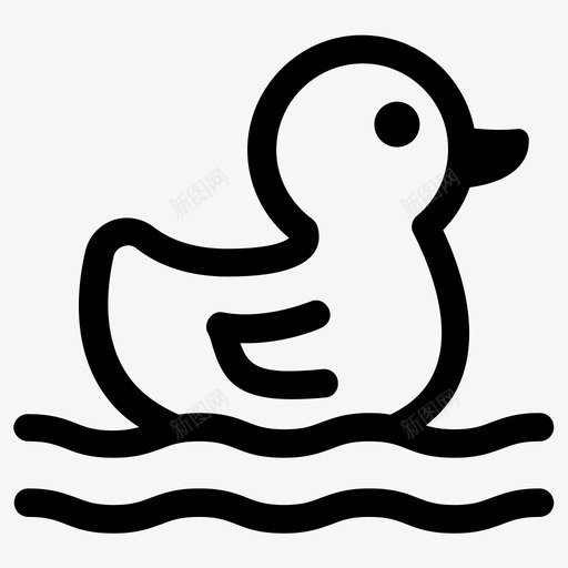 鸭子洗澡玩具鸟svg_新图网 https://ixintu.com 鸭子 洗澡 玩具 鸟鸭 漂浮