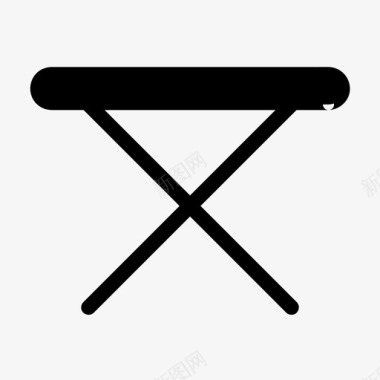 铁制桌子折叠家具图标